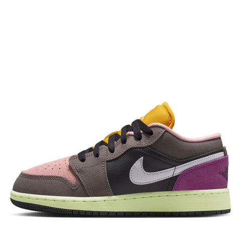Air Jordan 1 Low SE (GS) - Oil Grey/White