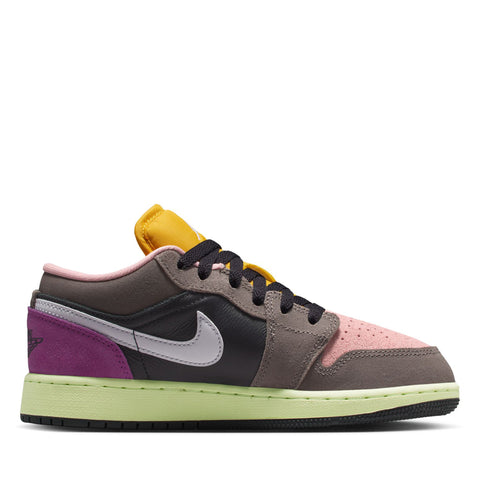 Air Jordan 1 Low SE (GS) - Oil Grey/White