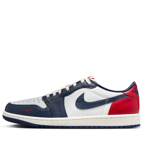 Air Jordan 1 Retro Low OG 'Howard Bison' - Summit White/Gym Red