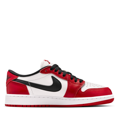 Air Jordan 1 Retro Low OG 'Chicago' (GS) - Varsity Red/Black