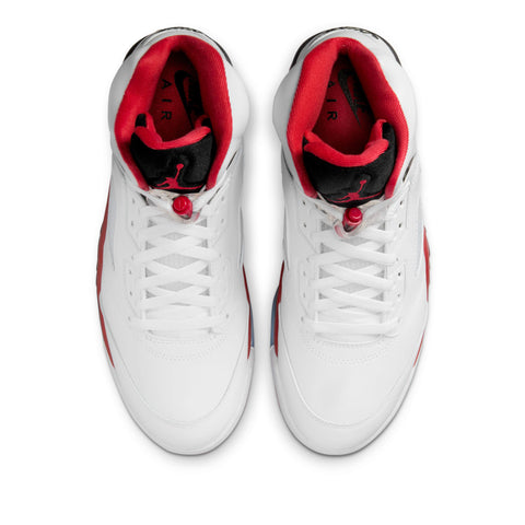 Air Jordan 5 Retro 'Fire Red' - White/Fire Red