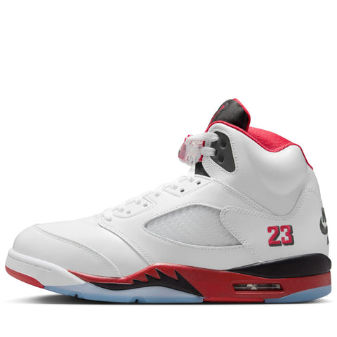 Air Jordan 5 Retro 'Fire Red' - White/Fire Red