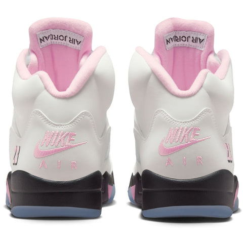 Air Jordan 5 Retro - White/Medium Soft Pink
