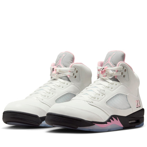 Air Jordan 5 Retro - White/Medium Soft Pink
