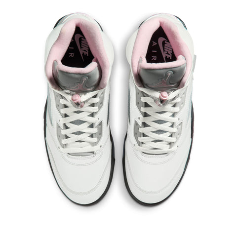 Air Jordan 5 Retro - White/Medium Soft Pink
