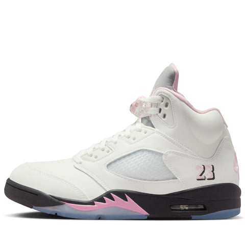 Air Jordan 5 Retro - White/Medium Soft Pink