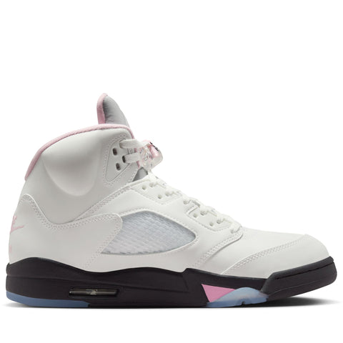 Air Jordan 5 Retro - White/Medium Soft Pink