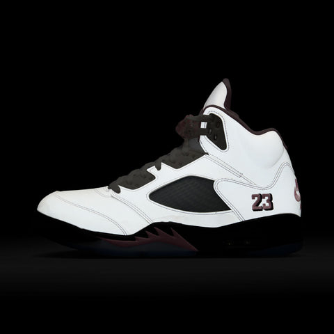 Air Jordan 5 Retro - White/Medium Soft Pink