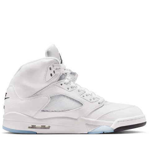 Air Jordan 5 Retro - White/Metallic Silver