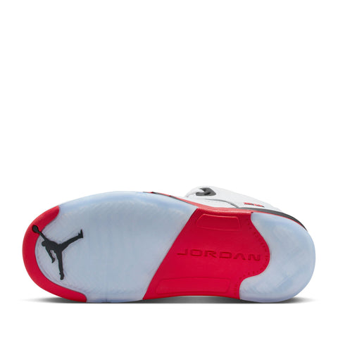 Jordan 5 Retro 'Fire Red' (PS) - White/Fire Red