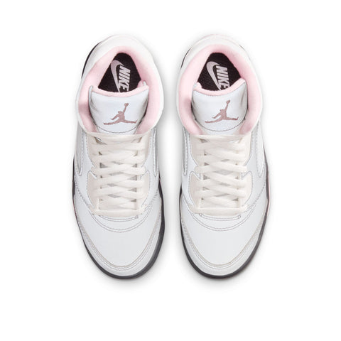 Jordan 5 Retro (PS) - White/Medium Soft Pink
