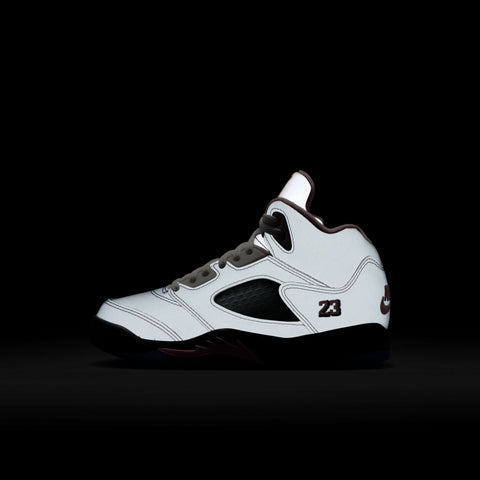 Jordan 5 Retro (PS) - White/Medium Soft Pink