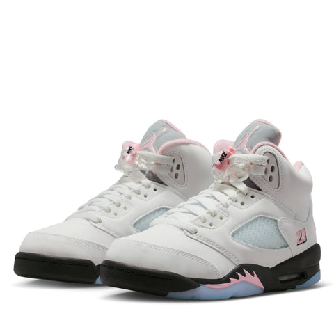 Air Jordan 5 Retro (GS) - White/Medium Soft Pink