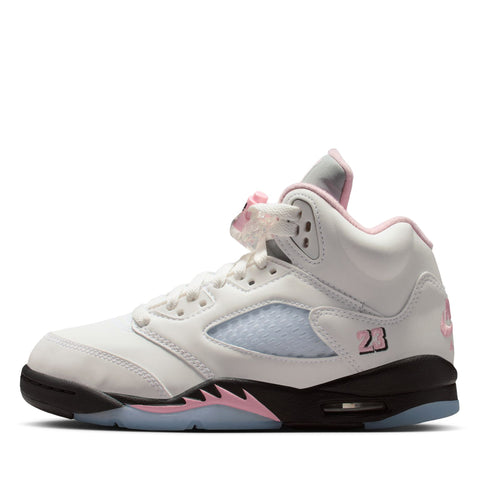 Air Jordan 5 Retro (GS) - White/Medium Soft Pink