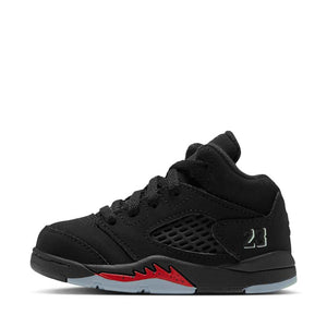 Jordan 5 Retro 'Halloween' (TD) - Black/Picante Red