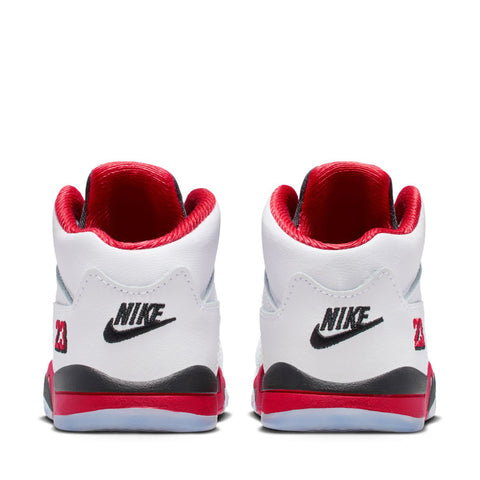 Jordan 5 Retro 'Fire Red' (TD) - White/Fire Red