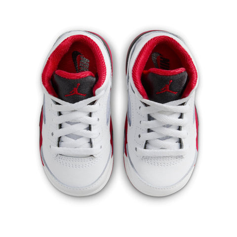 Jordan 5 Retro 'Fire Red' (TD) - White/Fire Red