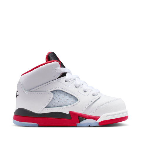 Jordan 5 Retro 'Fire Red' (TD) - White/Fire Red