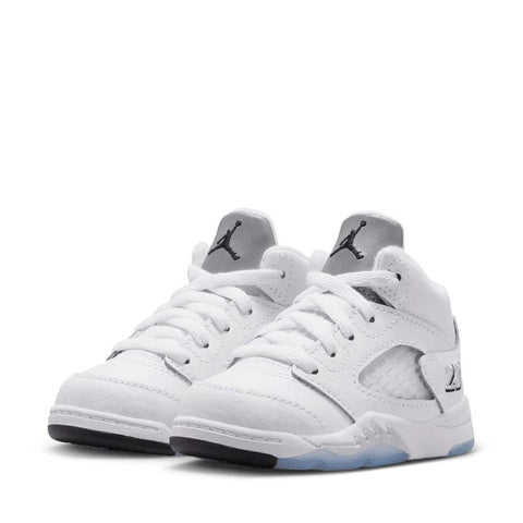Jordan 5 Retro (TD) - White/Metallic Silver