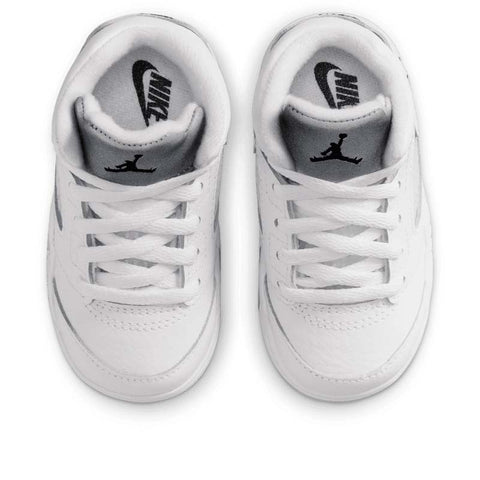 Jordan 5 Retro (TD) - White/Metallic Silver