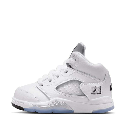 Jordan 5 Retro (TD) - White/Metallic Silver