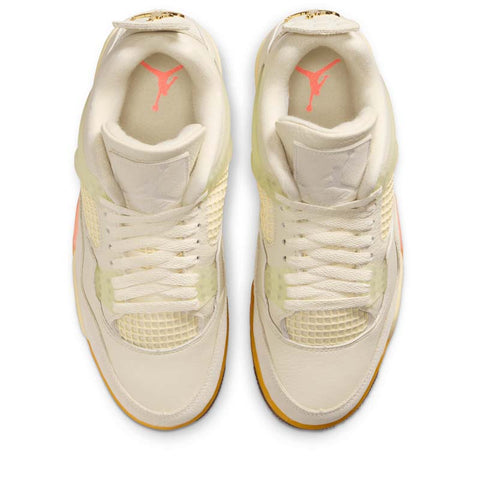 Women's Air Jordan 4 Retro 'Birds Of Paradise' - Coconut Milk/Muslin