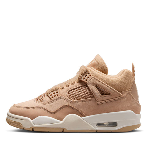 Women's Air Jordan 4 Retro 'Cozy Girl' - Hemp/Light Orewood Brown