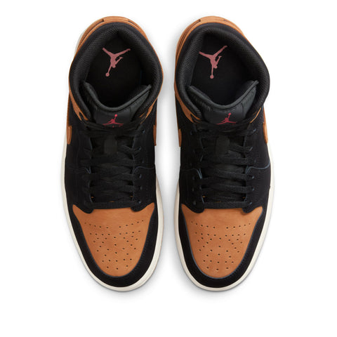 Air Jordan 1 Mid SE - Black/Flax