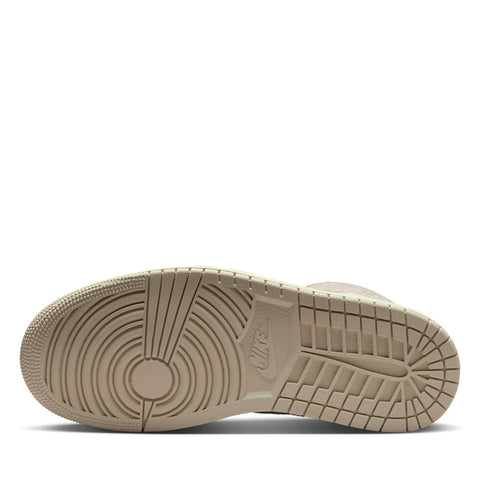 Women's Air Jordan 1 Mid SE - Hemp/Light Orewood Brown