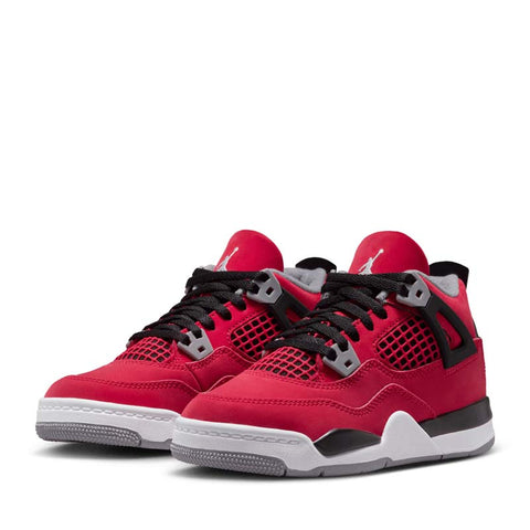 Jordan 4 Retro 'Toro Bravo' (PS) - Fire Red/White