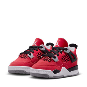 Jordan 4 Retro 'Toro Bravo' (TD) - Fire Red/White