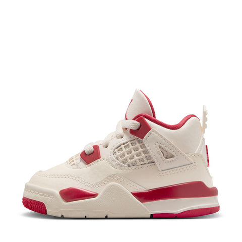 Jordan 4 Retro 'Valentine's Day' (TD) - Pale Ivory/Sierra Red