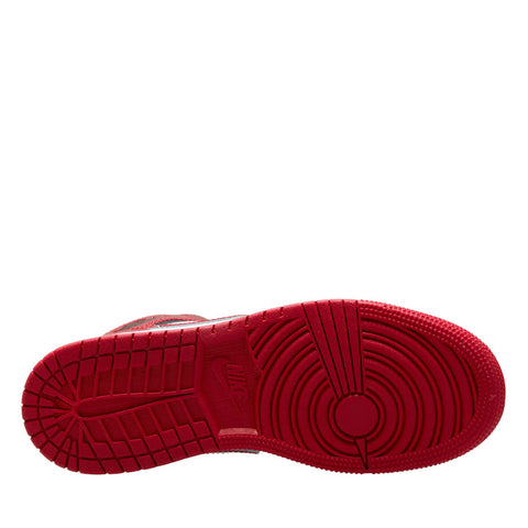 Air Jordan 1 Mid (GS) - Black/Varsity Red