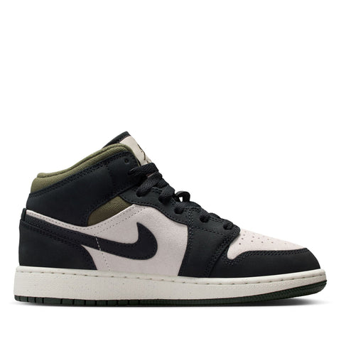 Air Jordan 1 Mid (GS) - Light Orewood Brown/Off Noir
