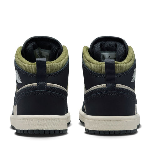 Jordan 1 Mid SE (PS) - Light Orewood Brown/Off Noir