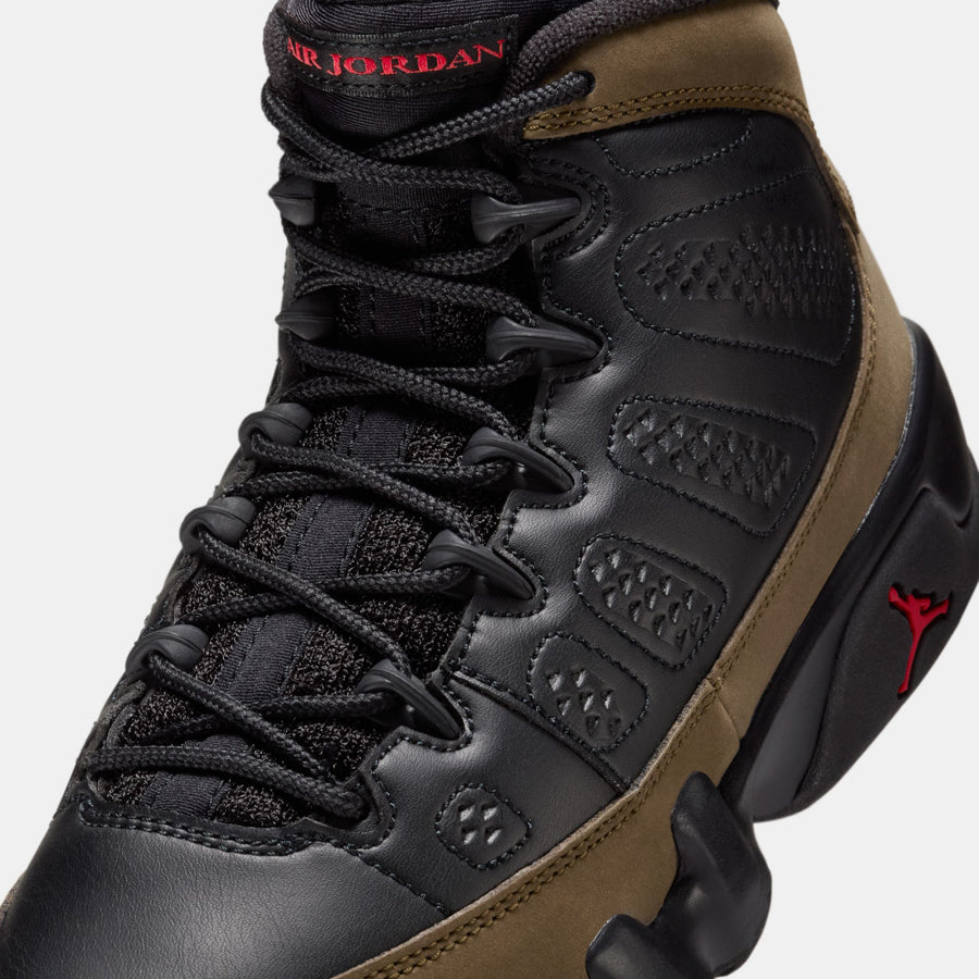 Jordan 9 retro black shops and red