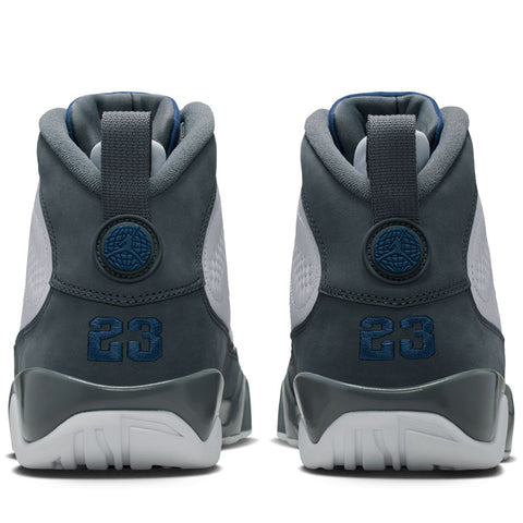 Air Jordan 9 Retro 'Flint Grey' - White/French Blue