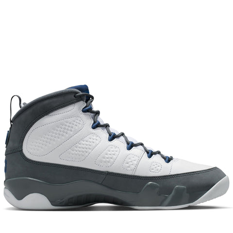 Air Jordan 9 Retro 'Flint Grey' - White/French Blue
