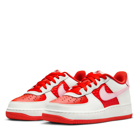 Nike Air Force 1 'Valentine's Day' (GS) - Summit White/Pink Foam