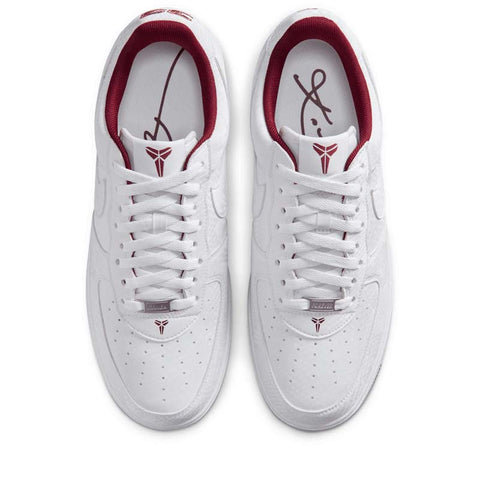 Kobe Bryant x Nike Air Force 1 Low 'Lower Merion High' - White/Team Red