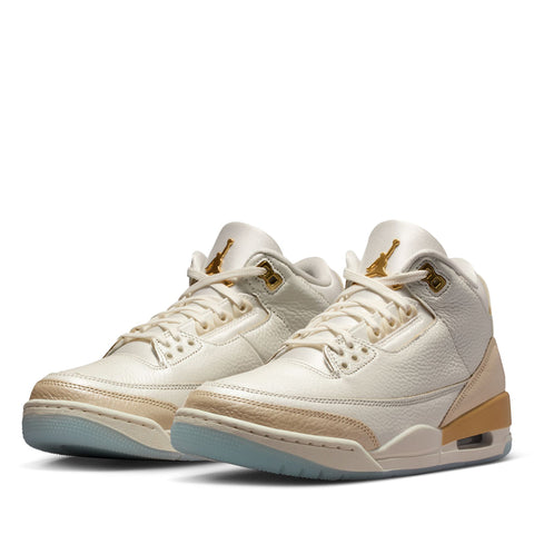 Women's Air Jordan 3 Retro 'Champagne And Oysters' - Sail/Team Gold