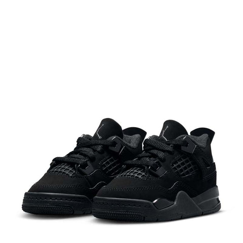 Jordan 4 Retro 'Black Cat' (TD) - Black/Light Graphite