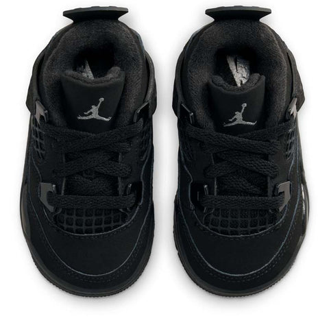 Jordan 4 Retro 'Black Cat' (TD) - Black/Light Graphite