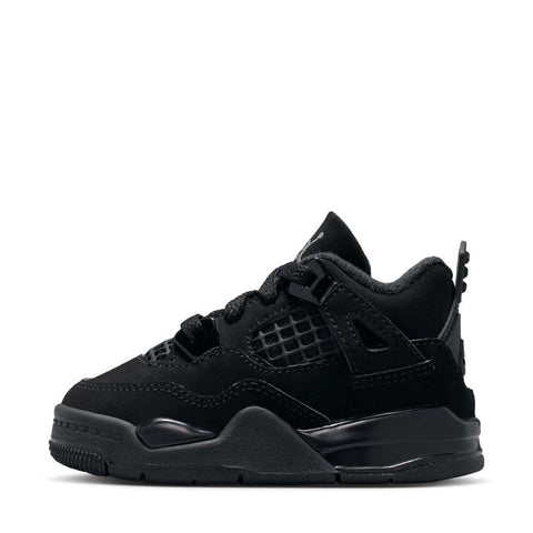 Jordan 4 Retro 'Black Cat' (TD) - Black/Light Graphite