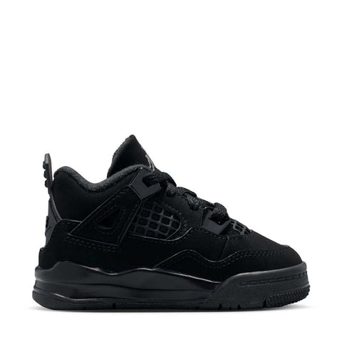 Jordan 4 Retro 'Black Cat' (TD) - Black/Light Graphite