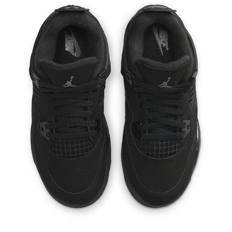 Jordan 4 Retro 'Black Cat' (PS) - Black/Light Graphite