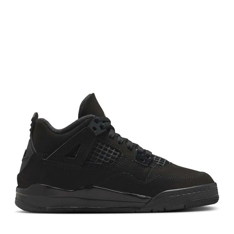 Jordan 4 Retro 'Black Cat' (PS) - Black/Light Graphite