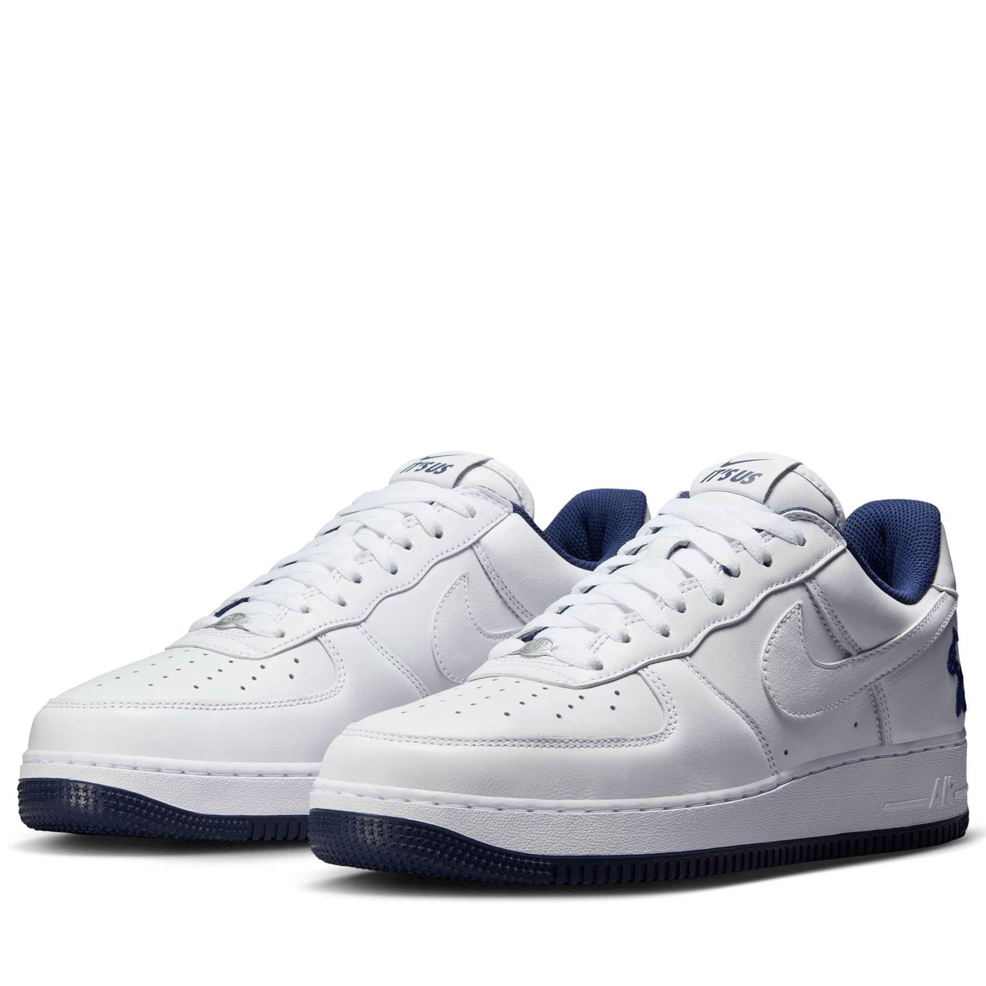 Navy and white air force 1 hotsell