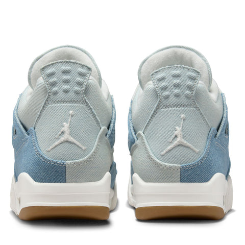 Women's Air Jordan 4 Retro Tex 'Worn Blue' - Sail/Denim