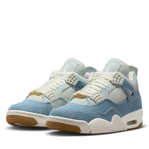 Women's Air Jordan 4 Retro Tex 'Worn Blue' - Sail/Denim